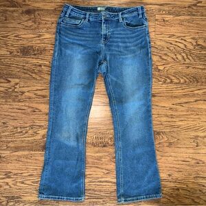 Rock & Roll Cowgirl Jeans Womens 33x32 light Mid Rise Bootcut Stretchy Western